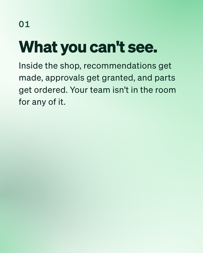Carousel · Visibility Gap · V1 · Slide 2